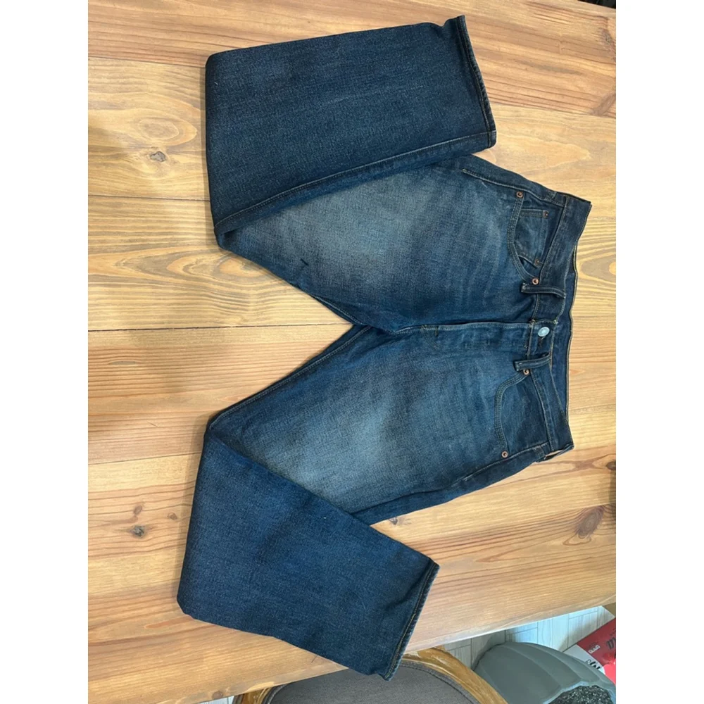 Men's Levi's 501‎ Jeans Size 30 Blue Denim, Inseam 27, 11 rise